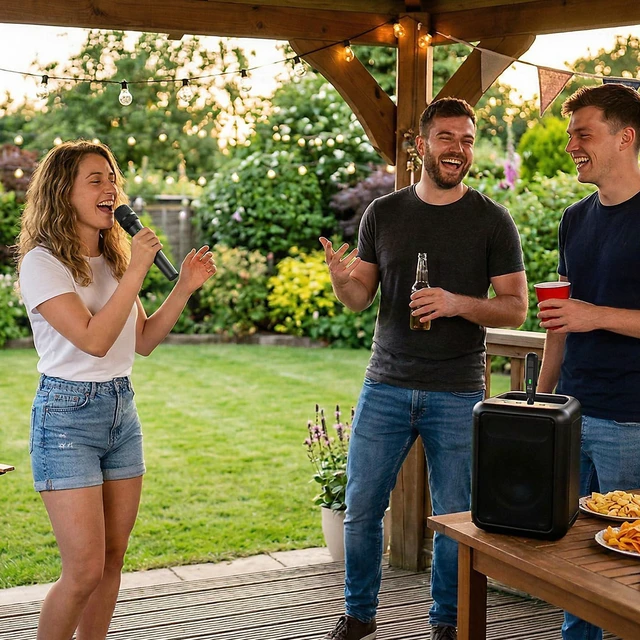 Alt view image 7 of 7 - 2.4G Wireless Microphone, Rechargeable Cordless Handheld Microphone System with Receiver, Karaoke Mic for Singing, Home Party, Birthday, 50ft / 15 m Range, TW-210