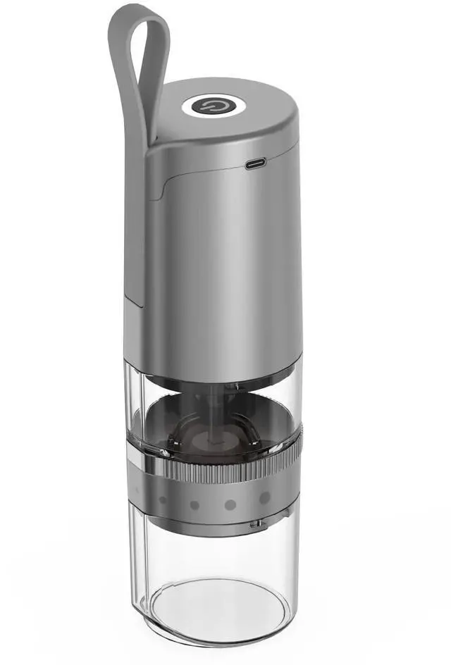 Main image of Coffee Grinder, Electric Portable Coffee bean Grinder, Adjustable Burr Mill with 5 Precise Grind Setting for Drip Espresso PourOver and More (Grey)