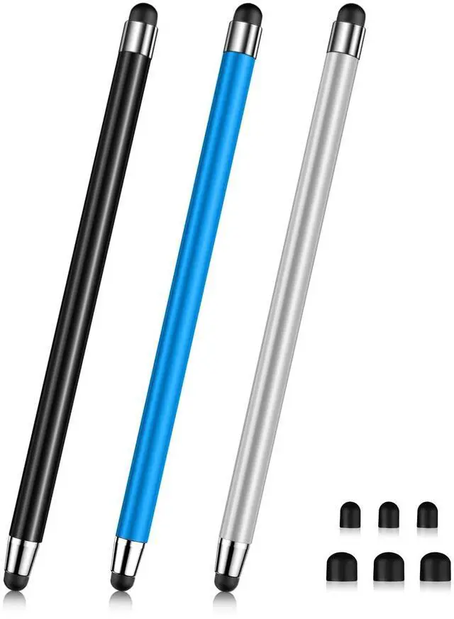 Main image of Stylus (3 Pcs), 2-in-1 Stylus Pen for Touch Screen, High Precision and Sensitivity, Suitable for iPad/iPhone/Samsung/Android Smartphone and Tablets, Compatible with All Touch Screen