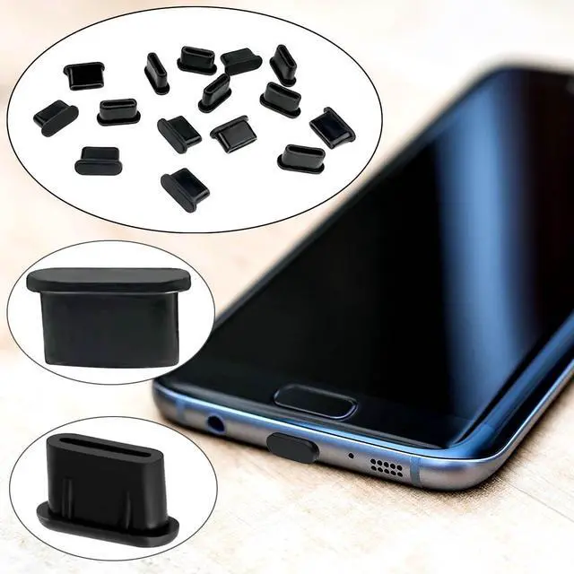 Alt view image 3 of 7 - 50 Pcs USB C Dust Plug, USB Type C Anti Dust Plugs Cover, Type C Charging Port Plug, USB C Dust Cover Compatible with Samsung Galaxy Google Pixel Moto G TCL UMIDIGI OnePlus Nord & Type C Port Device