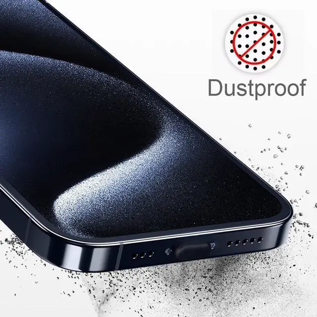 Alt view image 5 of 6 - USB C Dust Plug Silicone USB C Anti Dust Port Cover Type C Charging Port Protectors Plug Compatible with iPhone 15 16 17 Pro Max Plus Samsung Galaxy Google Pixel and All USB Type C Ports