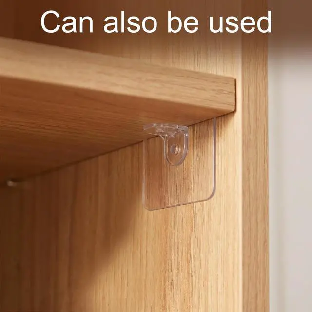 Alt view image 7 of 7 - Mirror Stand for Floor, 20 Pcs No Drill Leaning Mirror Stopper Plastic Mirrors Holder for Living Room Bedroom Bathroom Full Length Floor Mirrors, Stable Support