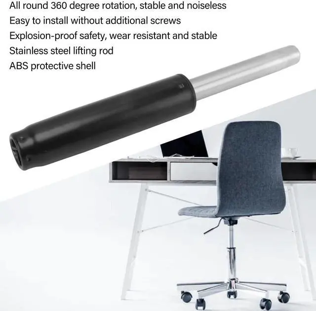 Alt view image 4 of 7 - Office Chair Cylinder Replacement, Heavy Duty Gas Cylinder Fits Most Chairs, Universal Size Fit All Highest End Class Hydraulic Pneumatic Piston, Universal