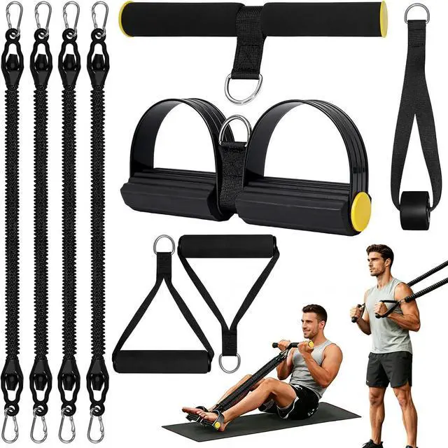 Main image of Pedal Resistance Band,Multifunction Adjustable Sit-up Bodybuilding Abdominal Trainer,Elastic Pull Rope Fitness Equipment for Abdomen,Waist,Leg,Arm,Home Gym Workout,Postpartum Recovery&Body Shaping