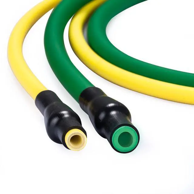 Alt view image 4 of 7 - Resistance Tube Bands 12 Piece Set with Instruction Booklet