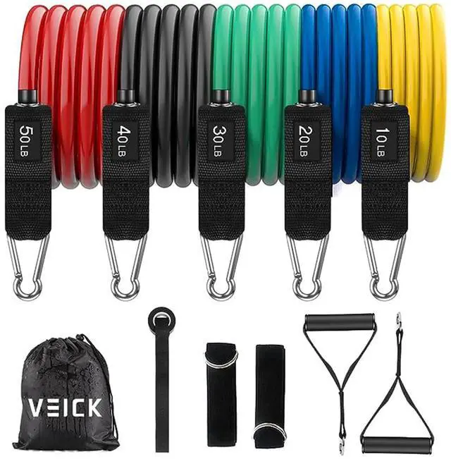 Main image of Resistance Bands, Exercise Bands, Workout Bands, Resistance Bands for Working Out with Handles for Men and Women, Exercising Bands for Fitness Weights Work Out at Home