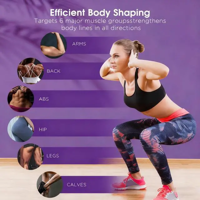 Alt view image 3 of 7 - Upgrade 4-Tube Pedal Ankle Puller Resistance Bands with Two Extra Handles Purple,Pedal Puller Resistance Band with Handle for Home Gym,Yoga & Pilates,Ideal to Tone Arms,Abs,Waist Unisex