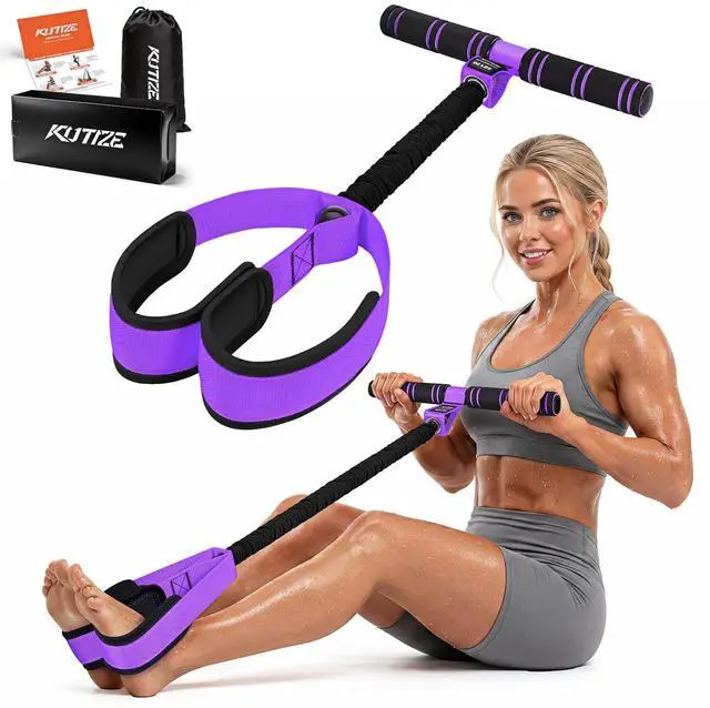Main image of Multifunction Foot Pedal Resistance Band, Portable Leg & Arm Workout Equipment for Full Body Strength, Yoga, Pilates, Physical Therapy & Stretching, Core/ABS Ab Machine for Home Gym