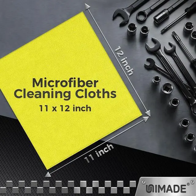 Alt view image 3 of 7 - Microfiber Cleaning Cloth, 24 Pack Reusable Microfiber Towels for Cars Lint Free Cleaning Shop Towel Rags for Home Kitchen Automotive Bar Mechanic Restaurant Garage, 11"x 12", Multicolor