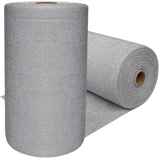 Main image of 75 Pack Microfiber Cleaning Cloth Roll,Reusable Tear Away Towels,Washable Ultra Absorbent Cleaning Rags for House,Car,Glass,Garage,Kitchen or Shop(Grey)