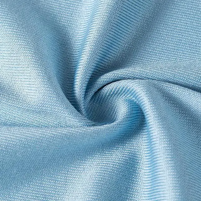 Alt view image 2 of 6 - 6 Pack Microfiber Glass Cleaning Cloth, 16 Inch X 16 Inch, Lint Free Quickly Clean Window, Glasses, Windshields, Mirrors, and Stainless Steel, Blue