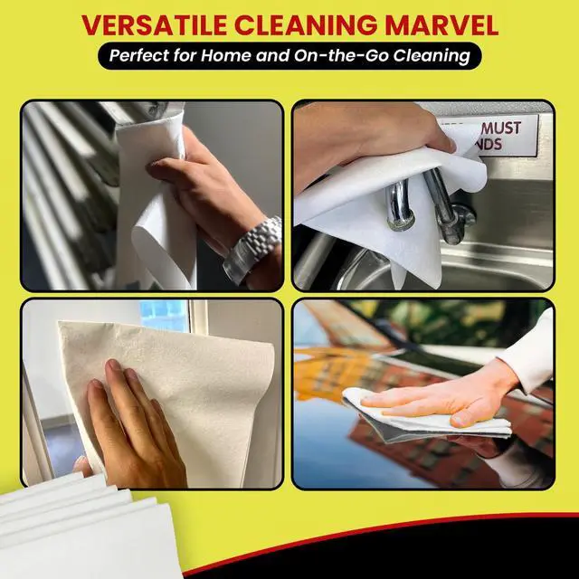 Alt view image 5 of 7 - Microfiber Glass Cleaning Cloths, 6 Pack - 16" x 16" Lint-Free Window & Mirror Cleaning Towels, Streak-Free Reusable Cloths for Glass, Cars & Home - Just Use Water