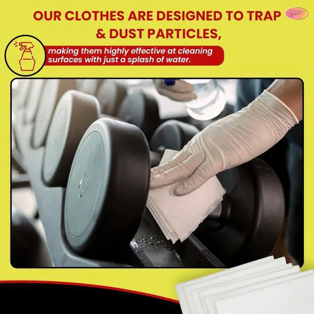 Alt view image 7 of 7 - Microfiber Glass Cleaning Cloths, 6 Pack - 16" x 16" Lint-Free Window & Mirror Cleaning Towels, Streak-Free Reusable Cloths for Glass, Cars & Home - Just Use Water