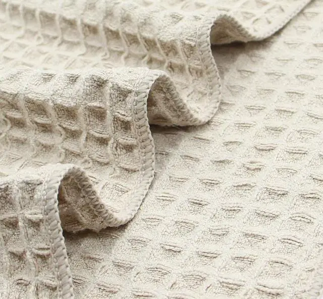 Alt view image 6 of 7 - Microfiber Kitchen Cleaning Cloth Thick Dish Rags Waffle Weave Washcloths Dish Cloths Ultra Absorbent Odor Free 12inch X 12inch 6 Pack Khaki