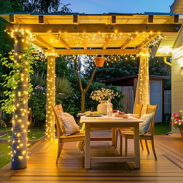 Alt view image 5 of 7 - 200 LED String Lights Indoor Outdoor Clear Wire, Connectable Warm White Christmas String Lights for Bedroom, 66 Ft Twinkle Fairy Light Plug in for Wedding Home Tree Yard Patio Classroom Decor