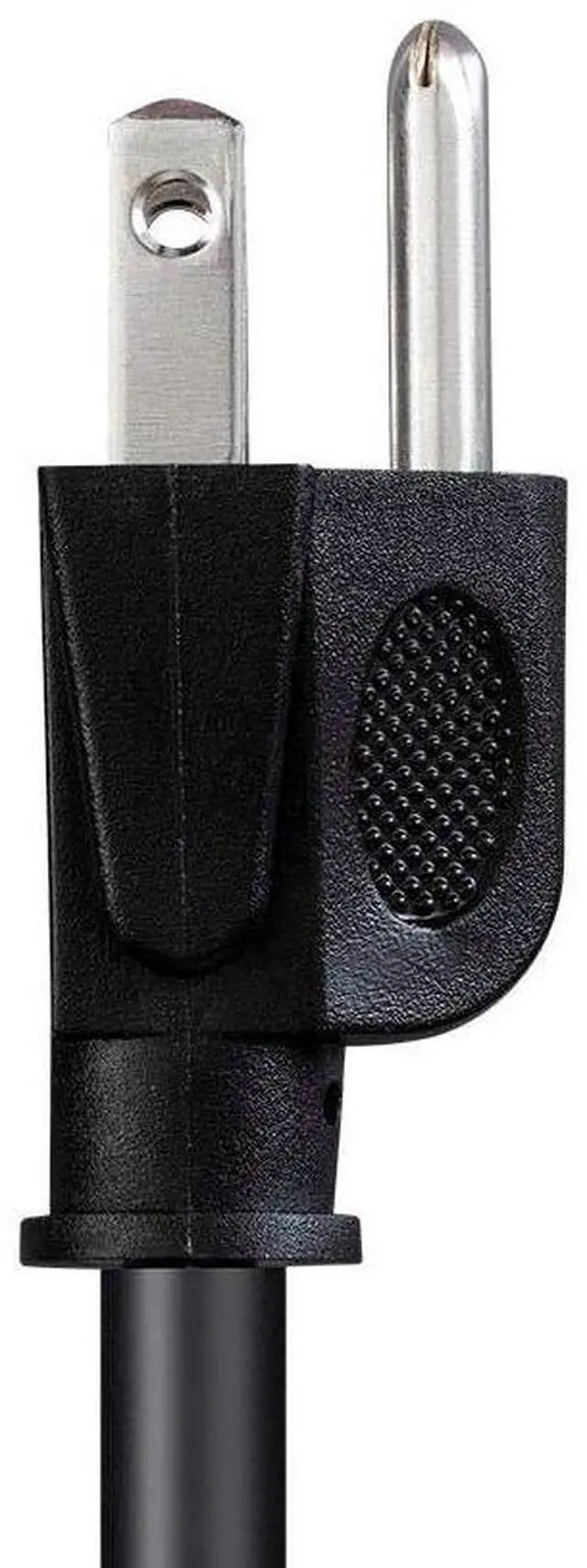 Alt view image 5 of 6 - Heavy Duty Power Cord - NEMA 5-15P to IEC 60320 C15, 14AWG, 15A/1875W, 125V, SJT, 8ft, Black