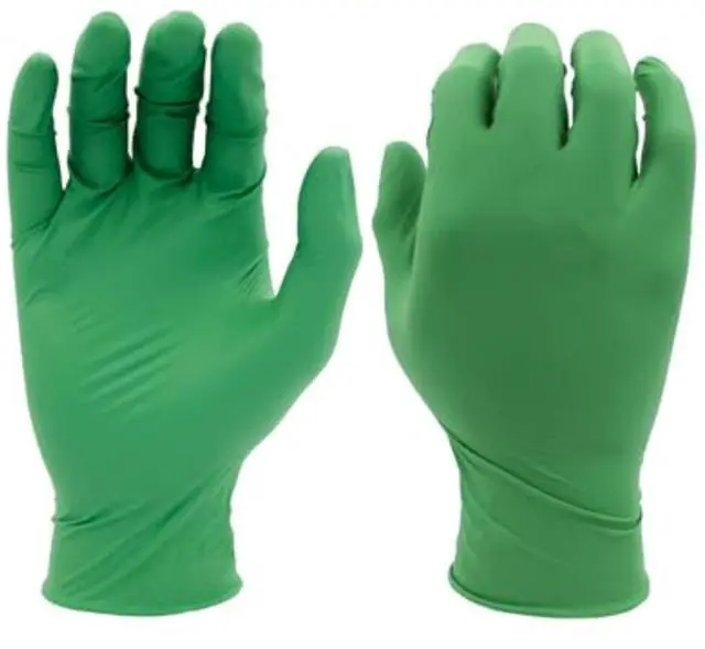 Main image of 6110PF Sustainable EBT Latex-Free, Powder-Free, Nitrile Disposable Single Use Safety Gloves, 4 Mil, 9.5" Length, Medium (1 Box/100 Gloves)