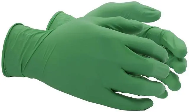 Alt view image 4 of 7 - 7705PFT Sustainable EBT Latex-Free, Powder-Free, Accelerator-Free, Nitrile Disposable Single Use Safety Gloves, 4 Mil, 9.5" Length, Medium (1 Box/100 Gloves)