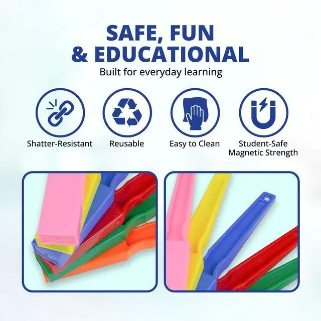 Alt view image 4 of 6 - STEM Magnetic Wands, Educational Magnet Science Kit, Magnetic Kit for STEM Classroom, Magnet Sets for Science Experiments, Sorting Activities, Homeschool Supplies, 6 Pieces