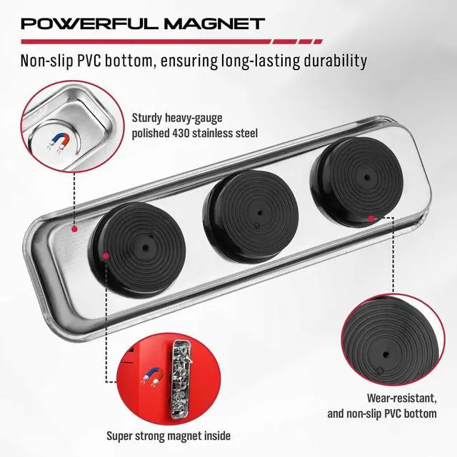 Alt view image 5 of 7 - Magnet Sweeper Magnetic Nail Roller: 17-Inch Heavy Duty Magnet Nail Pickup Rolling Tool with Telescoping Adjustable Handle 8.8-Pound Capacity Ideal for Workshop Garage Yard Construction Cleanup