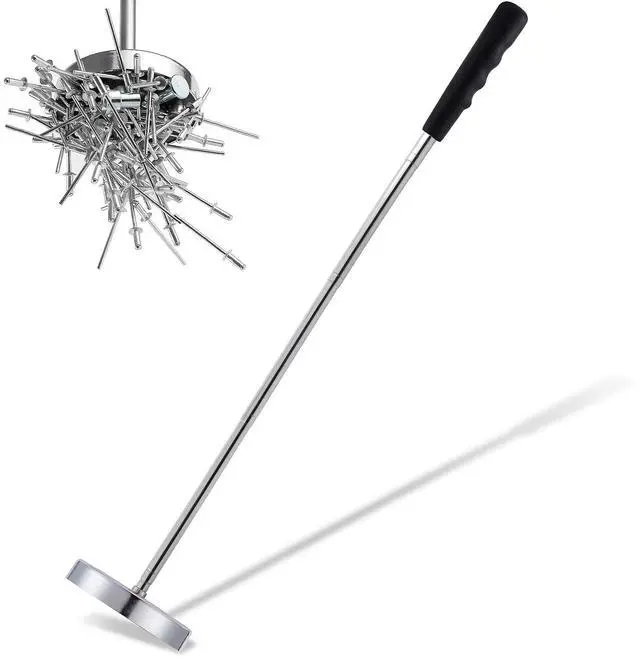 Main image of Telescoping Magnetic Sweeper Pickup Tool, Screws Parts Finder with 35LB Pull Capacity, Retractable 8.6" to 33" with Strong Magnet, Pick up Nails, Screws, and Metal Parts