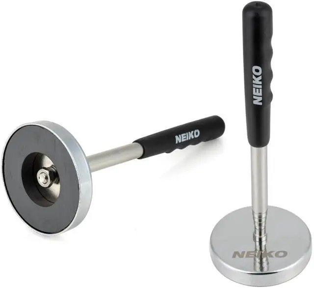 Main image of 53426A 35LB Magnetic Pick Up Tool, Large Magnet with 3.3" Head, Extendable Magnetic Sweeper on a Stick up to 33.5 Inches, Nail Finder Pickup Tool, 5 Section Stainless Steel Shaft