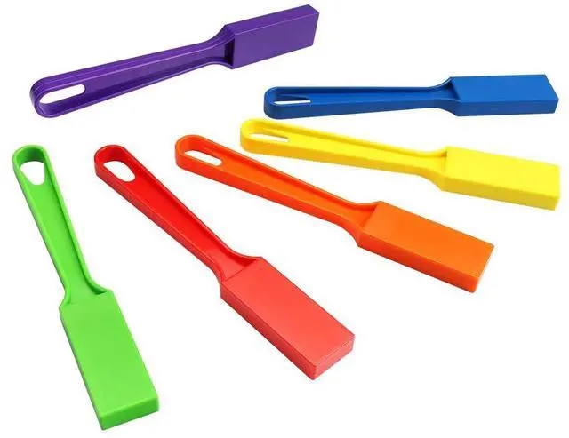 Alt view image 3 of 7 - Pack of 6 Rainbow Magnetic Wand Set for Kids with Magnet Bar, Use for, Science Experiments, Bingo, Fridge, and Magnetic Concepts, Homeschool Supplies Age 6+