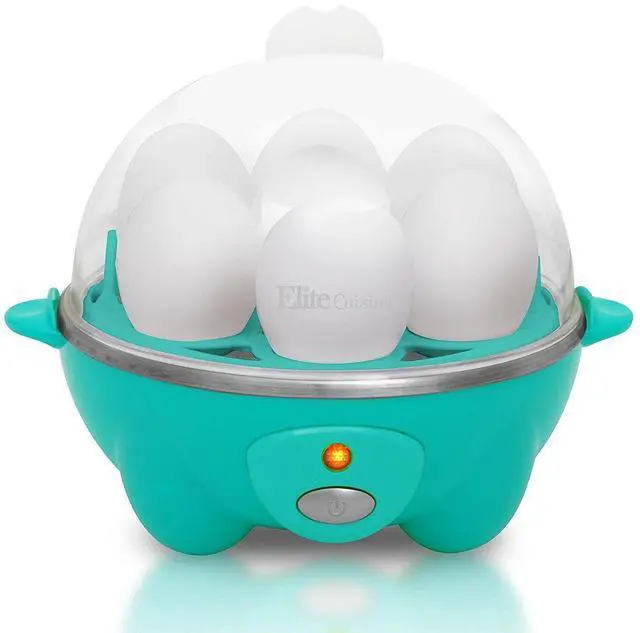 Main image of Easy Electric 7 Egg Capacity Soft, Medium, Hard-Boiled Cooker Poacher, Scrambled, Omelet Maker with Auto Shut-Off and Buzzer, BPA Free