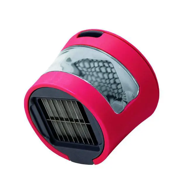 Alt view image 6 of 6 - Garlic Perfection Press, Crusher, Mincer, and Storage Container - Easy to Clean - Stainless Steel Blades - Red