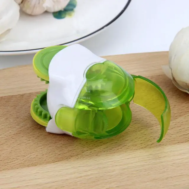 Alt view image 6 of 7 - Garlic Chopper Roller Manual Food Chopper with Stainless Steel Blades, Hand Garlic Mincer Tool & Veggie Cutter Kitchen Gadget for Chopped Garlic, Onion, Herbs, Nuts, Salad & More