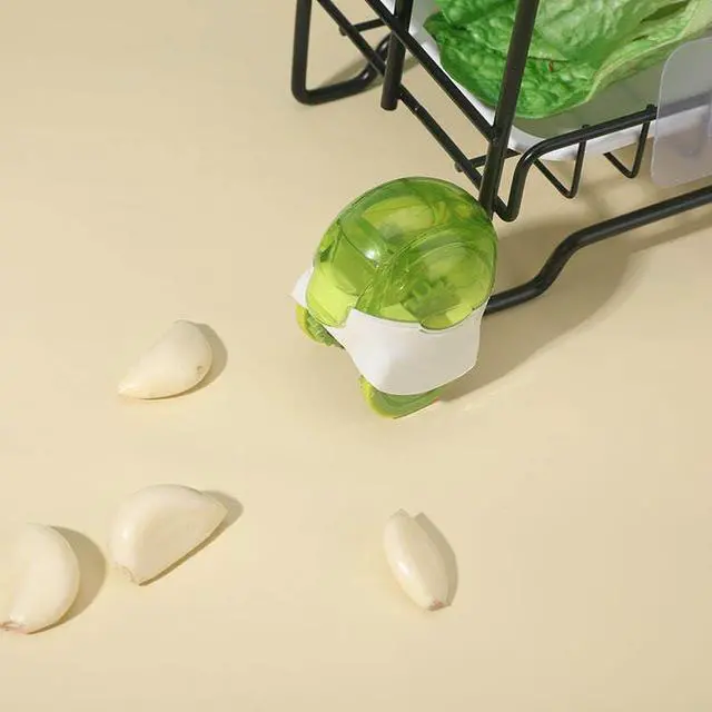 Alt view image 2 of 7 - Garlic Chopper Roller Manual Food Chopper with Stainless Steel Blades, Hand Garlic Mincer Tool & Veggie Cutter Kitchen Gadget for Chopped Garlic, Onion, Herbs, Nuts, Salad & More