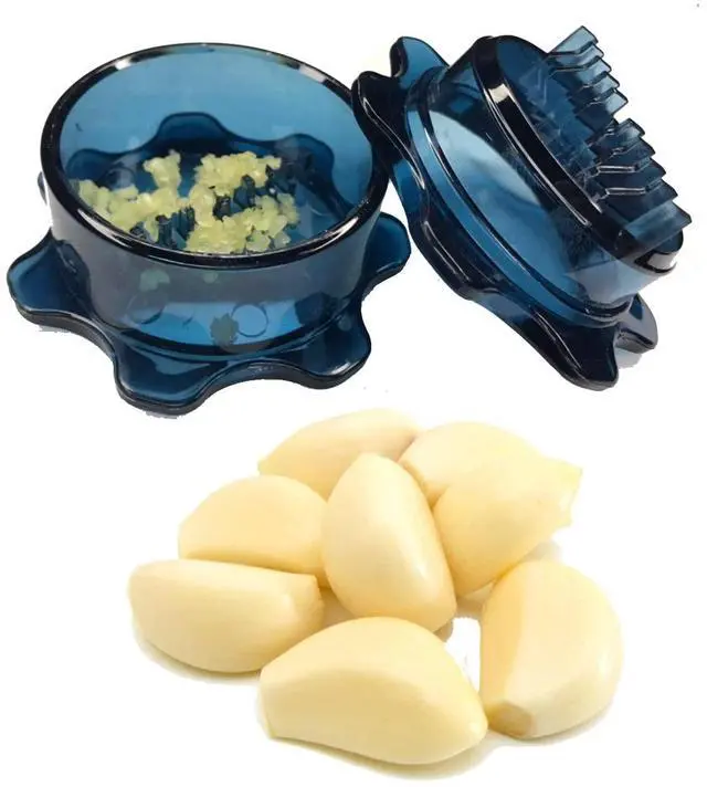 Main image of Grlic Mincer, Manual Garlic Press for Quick Meal Preparation - Kitchen Tools for Mincing Grlic, Ginger, Herbs, Nuts (Blue color)