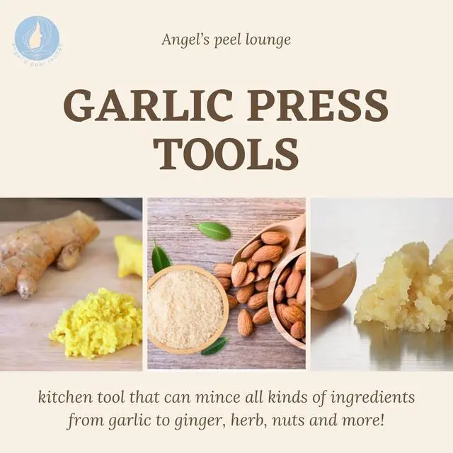 Alt view image 7 of 7 - Grlic Mincer, Manual Garlic Press for Quick Meal Preparation - Kitchen Tools for Mincing Grlic, Ginger, Herbs, Nuts (Blue color)