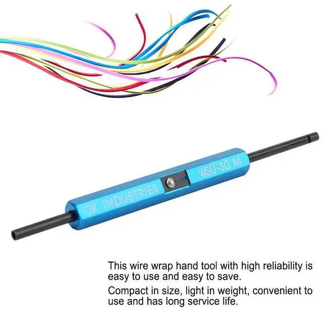 Alt view image 7 of 7 - Taidda Metal Wire Wrap Hand Tool, Singlestranded Practical 3 in 1 Function Wire Wrapping Tool Wire Strip Tool, Repairing for Awg 30 WireWsu30M