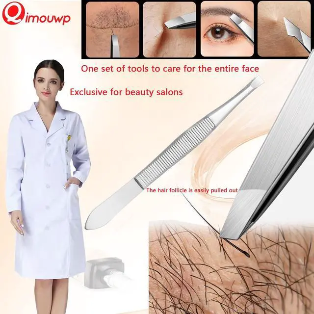 Alt view image 3 of 7 - Pimple Popper Tool Kit, 16 Pcs Blackhead Remover Tools, Professional Tweezers Set Comedone Extractor Acne Tool for Zit Blemish Whitehead Cyst Eyebrows Removal, Beauty Tools for Face