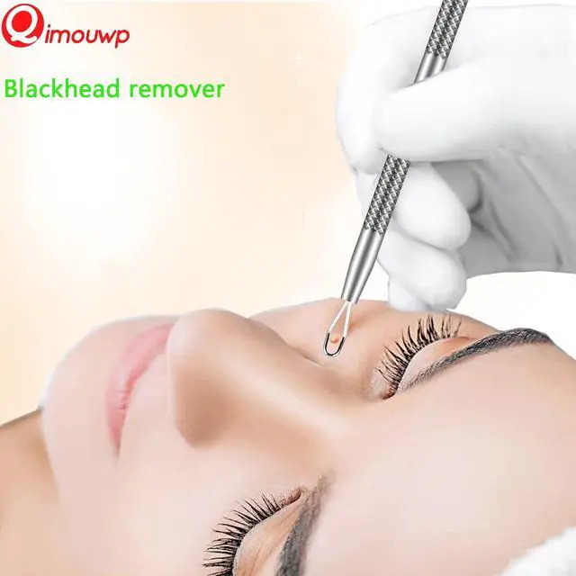 Alt view image 7 of 7 - Pimple Popper Tool Kit, 16 Pcs Blackhead Remover Tools, Professional Tweezers Set Comedone Extractor Acne Tool for Zit Blemish Whitehead Cyst Eyebrows Removal, Beauty Tools for Face