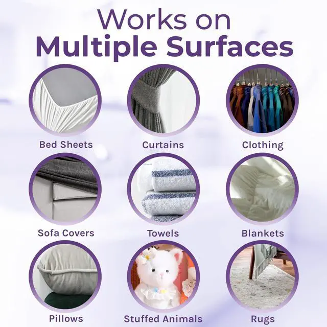 Alt view image 7 of 7 - Dust Mite Killer Spray - Eliminates Dust, Carpet, Rodent, Bird, Mites - Safe for Home, Children, Pets, Bedding & Furniture, 24 oz, Unscented