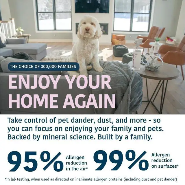 Alt view image 2 of 7 - Allergen Spray, Pets, Dust Allergies & More, Air & Surface, Just Add Water, Bottle, Over 33oz