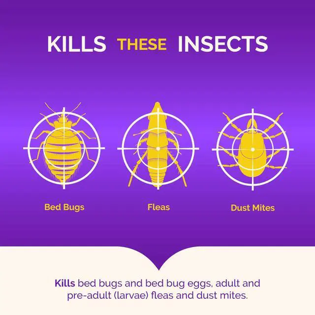 Alt view image 2 of 7 - Ready-to-Use Bed Bug Killer Spray, Kills Bed Bugs and Bed Bug Eggs, Kills Fleas and Dust Mites, 32 Ounce
