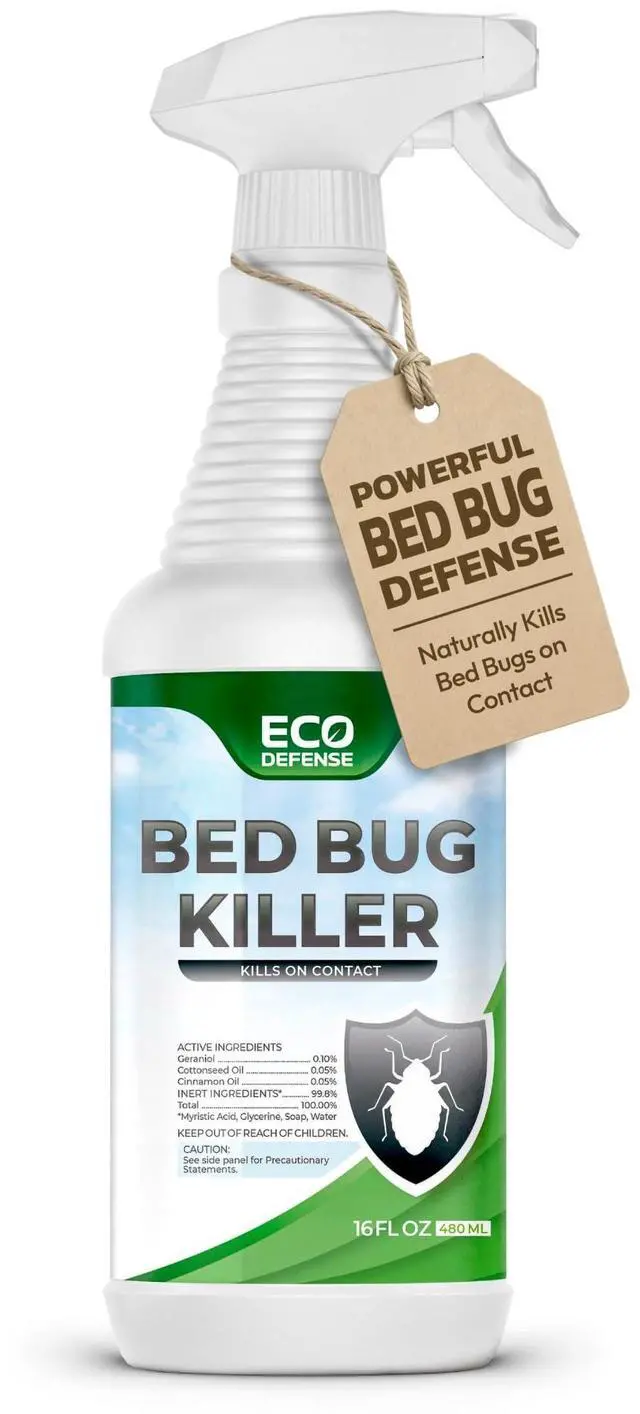 Main image of Bed Bug Killer - Bed Bug Spray & Dust Mite Spray - Natural Treatment - 16 Oz