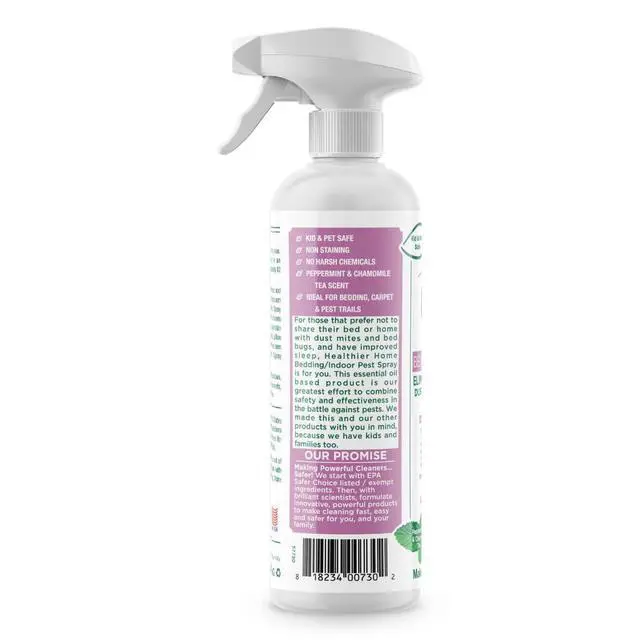 Alt view image 7 of 7 - Insect and Pest Control Spray, 24 Ounces, Indoor and Outdoor Use, Plant-Based Formula Ants, Bed Bugs, Dust Mites Spiders, Made with Peppermint, Lemongrass, Geraniol