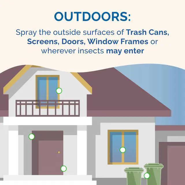 Alt view image 2 of 7 - Flying Insect Killer, 15 Ounces, Aerosol Kills Houseflies, Mosquitoes and Flying Insects Indoors and Outdoors, Clean Fresh Scent, 3 Pack,45 Ounce