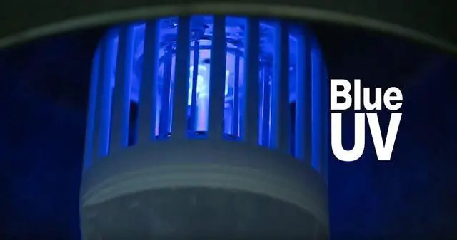 Alt view image 3 of 6 - Bug Zapper Light Bulb 2 in 1 LED Light for Fruit Flies, Mosquito, Bug, Insect and Fly Control - Traps