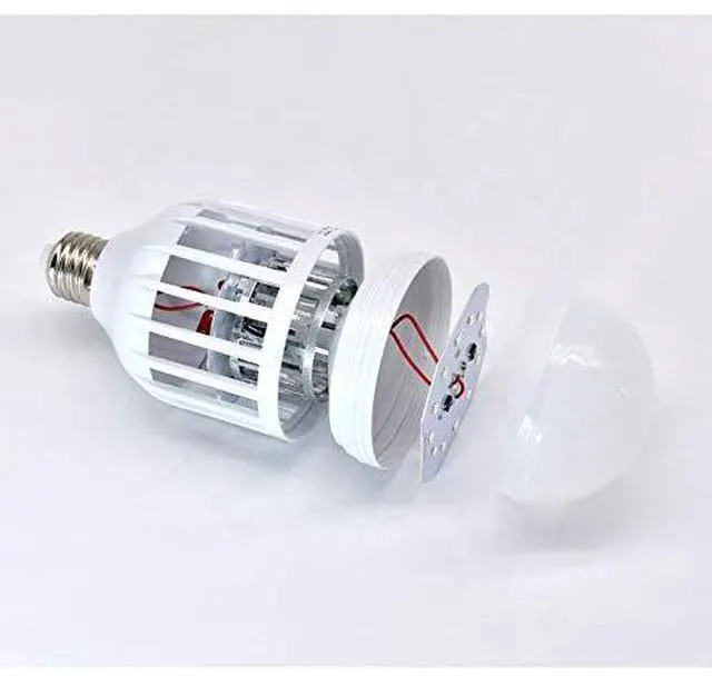 Alt view image 5 of 6 - Bug Zapper Light Bulb 2 in 1 LED Light for Fruit Flies, Mosquito, Bug, Insect and Fly Control - Traps