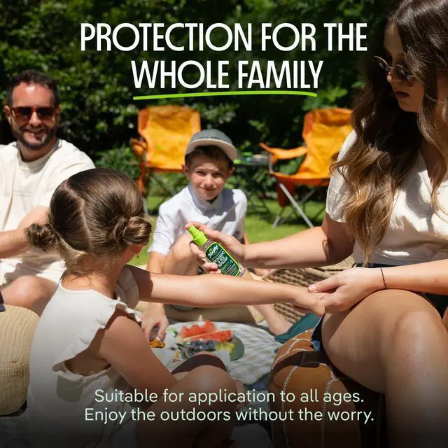 Alt view image 6 of 7 - Mosquito & Tick Bug Repellent Spray, Oil of Lemon Eucalyptus for Skin + Outdoor Gear, 4 Ounce Pump, 2-Pack