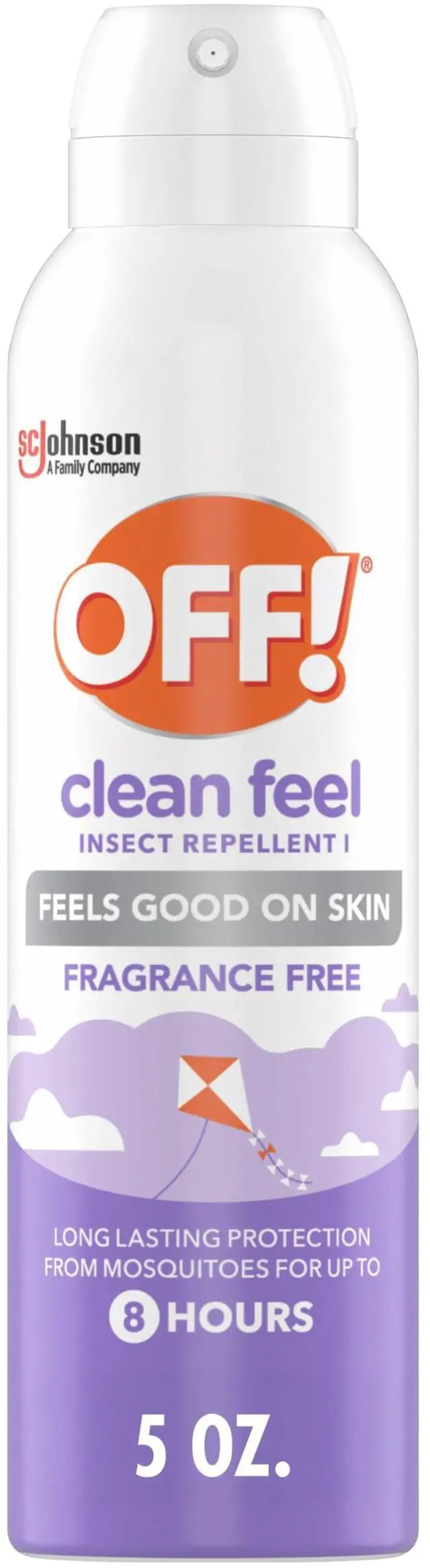Main image of Clean Feel Insect Repellent Aerosol with 20% Picaridin - Long-Lasting DEET-Free Protection from Mosquitoes, Fragrance-Free Pest Control For Ticks & Flies, Camping, Bug Spray - 5 oz