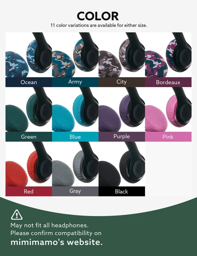 Alt view image 4 of 7 - Super Stretch Headphone Cover L Size (Green)