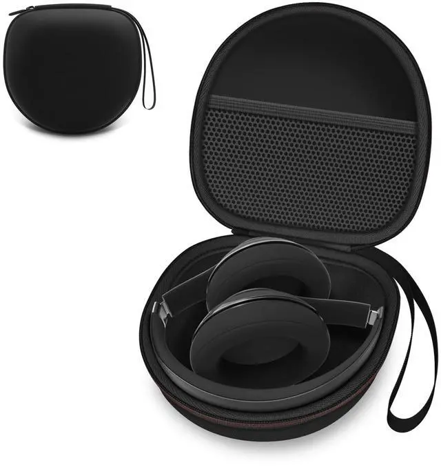 Main image of Headphone Case Compatible with BERIBES/TOZO/KVIDIO/Beats/Soundcore Anker Noise Cancelling Over-Ear Headphones, Black