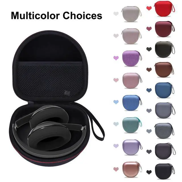 Alt view image 3 of 7 - Headphone Case Compatible with BERIBES/TOZO/KVIDIO/Beats/Soundcore Anker Noise Cancelling Over-Ear Headphones, Black