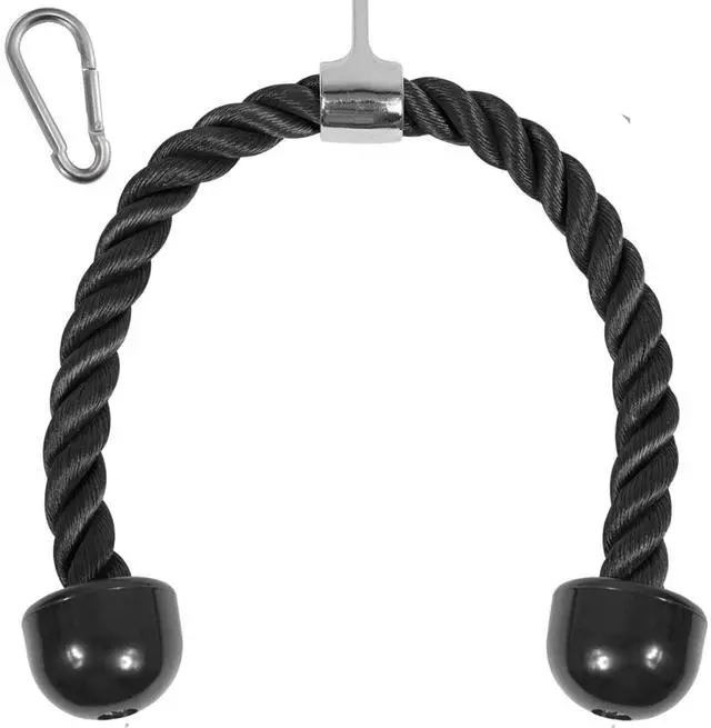 Main image of Tricep Rope - Exercise Machine Attachment Press Down - 27" Rope Length